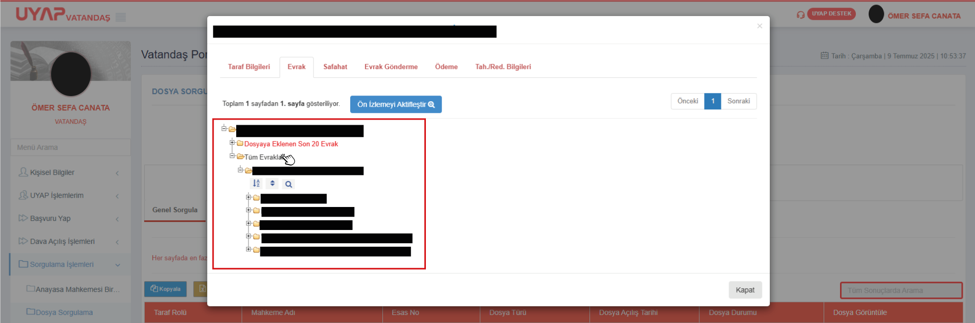 UDF Evrak Görüntüleme Sorunu