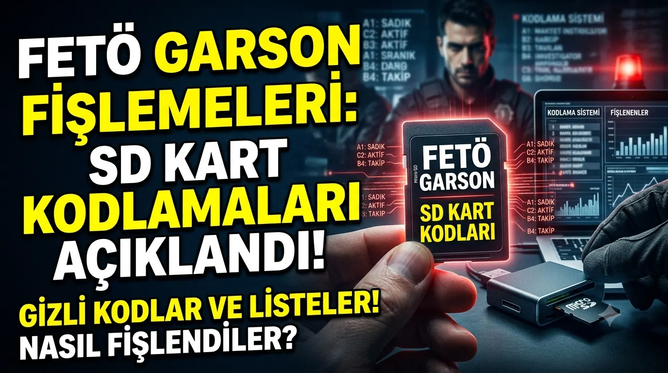 FETÖ Garson SD Kart kodlamaları ve hukuki değerlendirme 2026