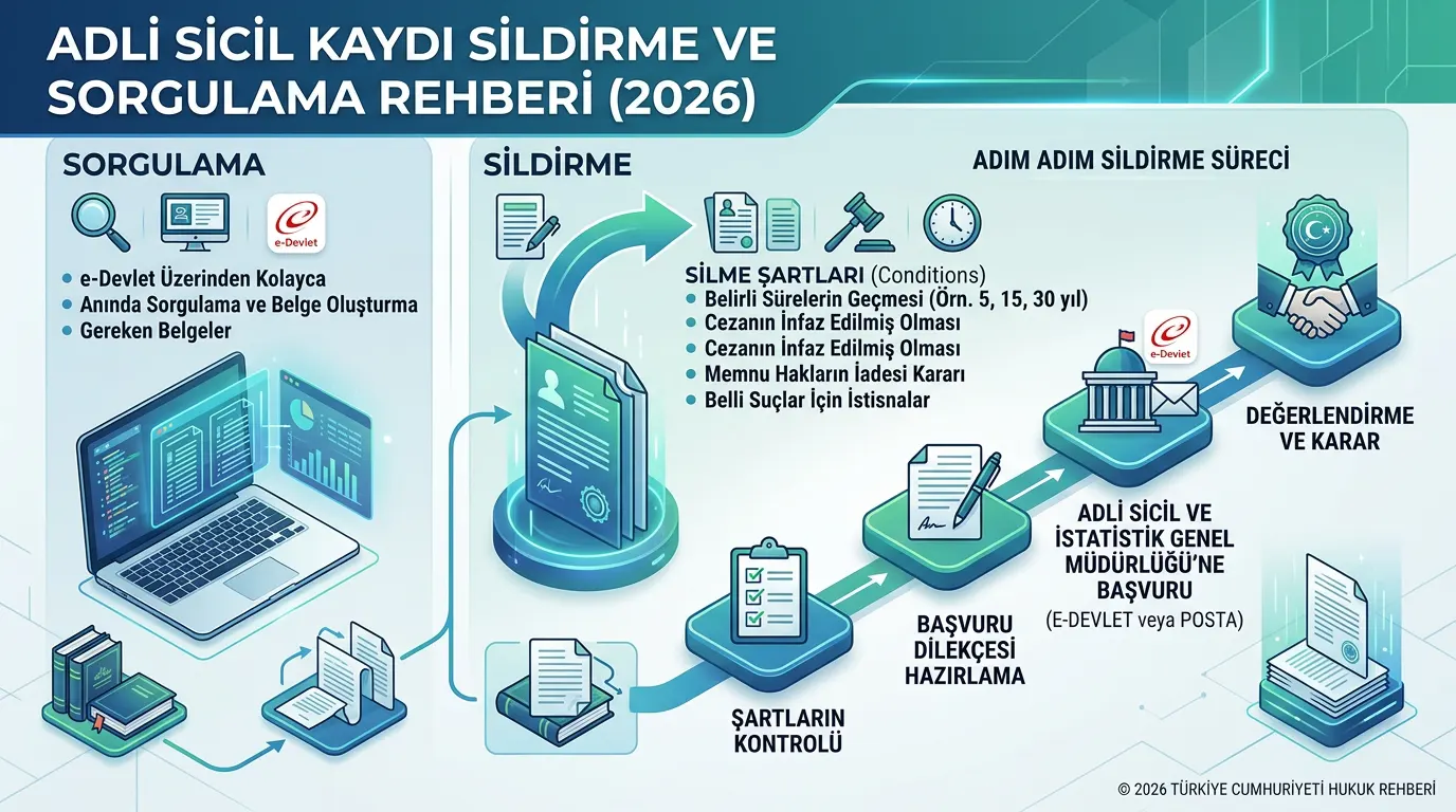 adli sicil kaydı sildirme