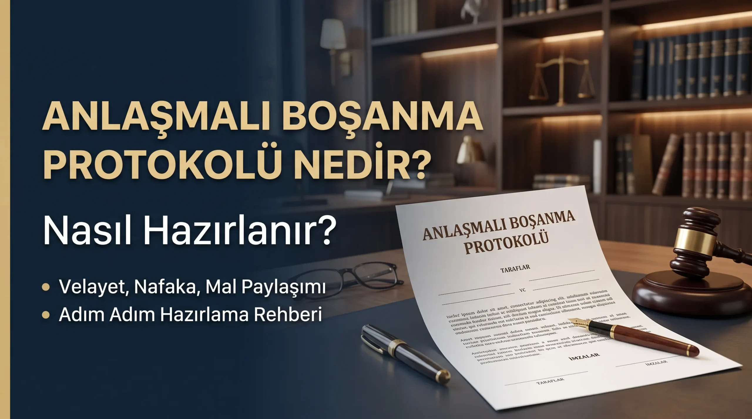 anlaşmalı boşanma protokolü nedir nasıl hazırlanır