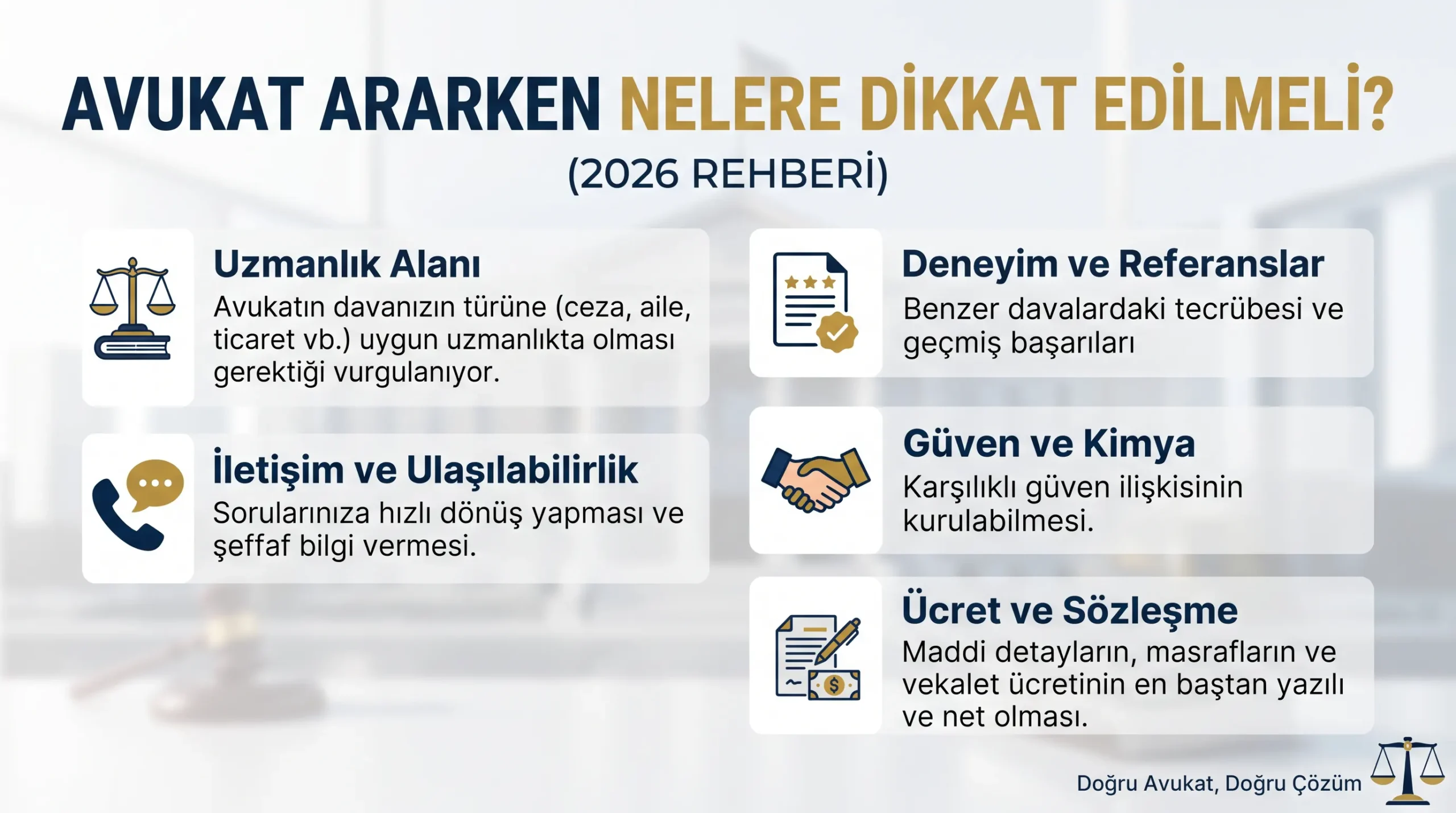 avukat ararken nelere dikkat edilmeli 2026